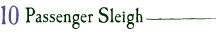 Ten Passenger Sleigh