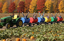 Tractor Train or Horse-Drawn Wagon